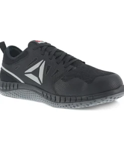 'Reebok' Women's ZPrint Athletic Steel Toe - Black / Dark Grey