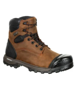 'Rocky' Men's 6" XO Toe EH WP Comp Toe - Brown 14 'Rocky' Men's 6