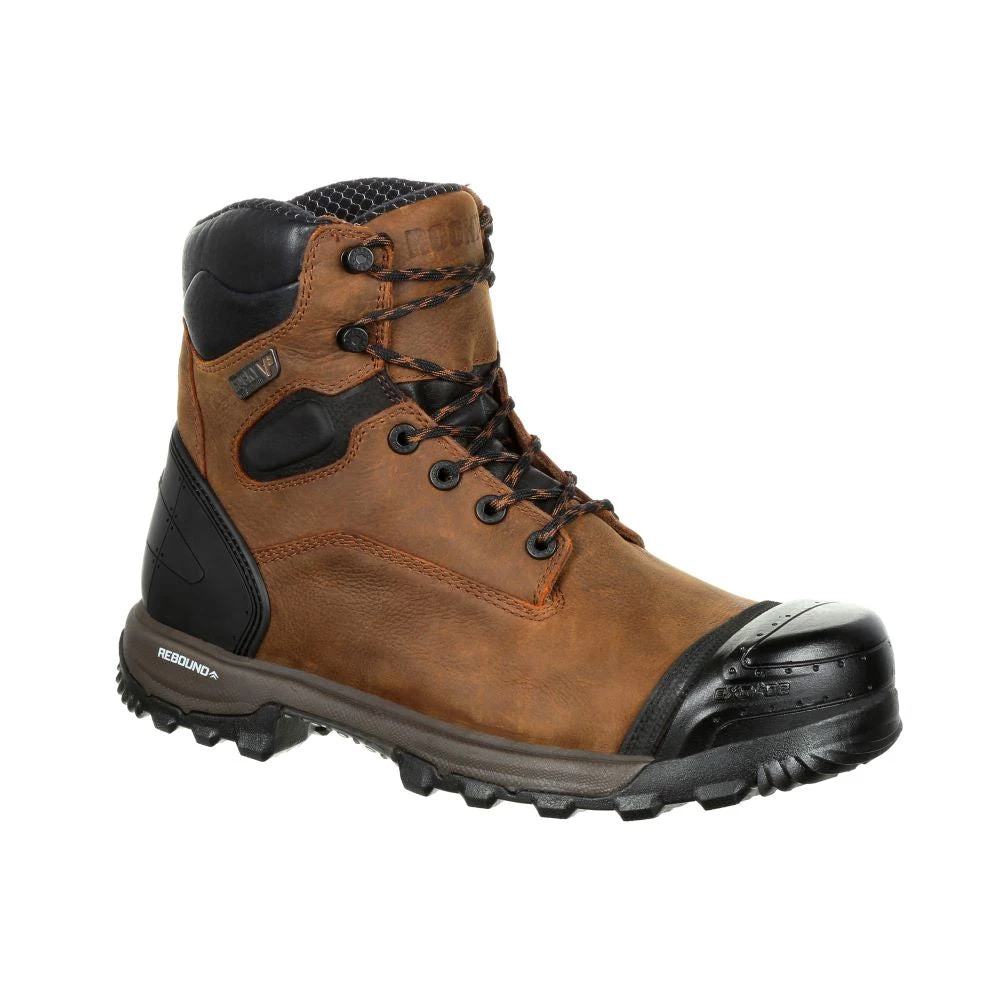 'Rocky' Men's 6" XO Toe EH WP Comp Toe - Brown 8 'Rocky' Men's 6" XO Toe EH WP Comp Toe - Brown