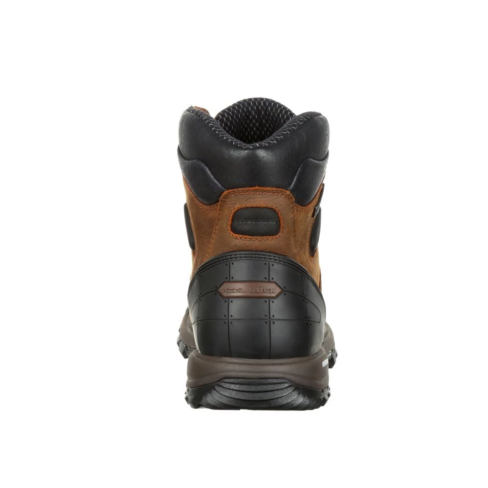 'Rocky' Men's 6" XO Toe EH WP Comp Toe - Brown 7 'Rocky' Men's 6" XO Toe EH WP Comp Toe - Brown