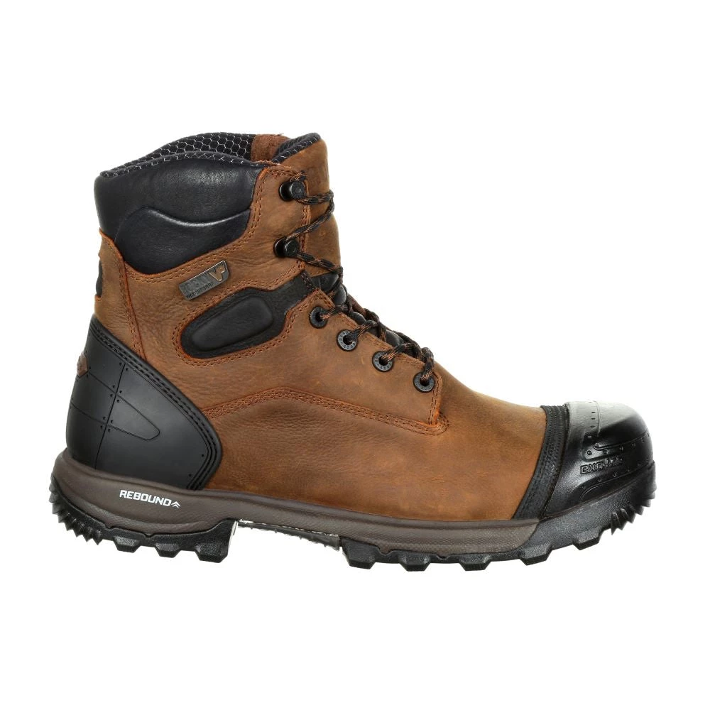 'Rocky' Men's 6" XO Toe EH WP Comp Toe - Brown 3 'Rocky' Men's 6" XO Toe EH WP Comp Toe - Brown