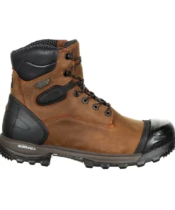 'Rocky' Men's 6" XO Toe EH WP Comp Toe - Brown 15 'Rocky' Men's 6