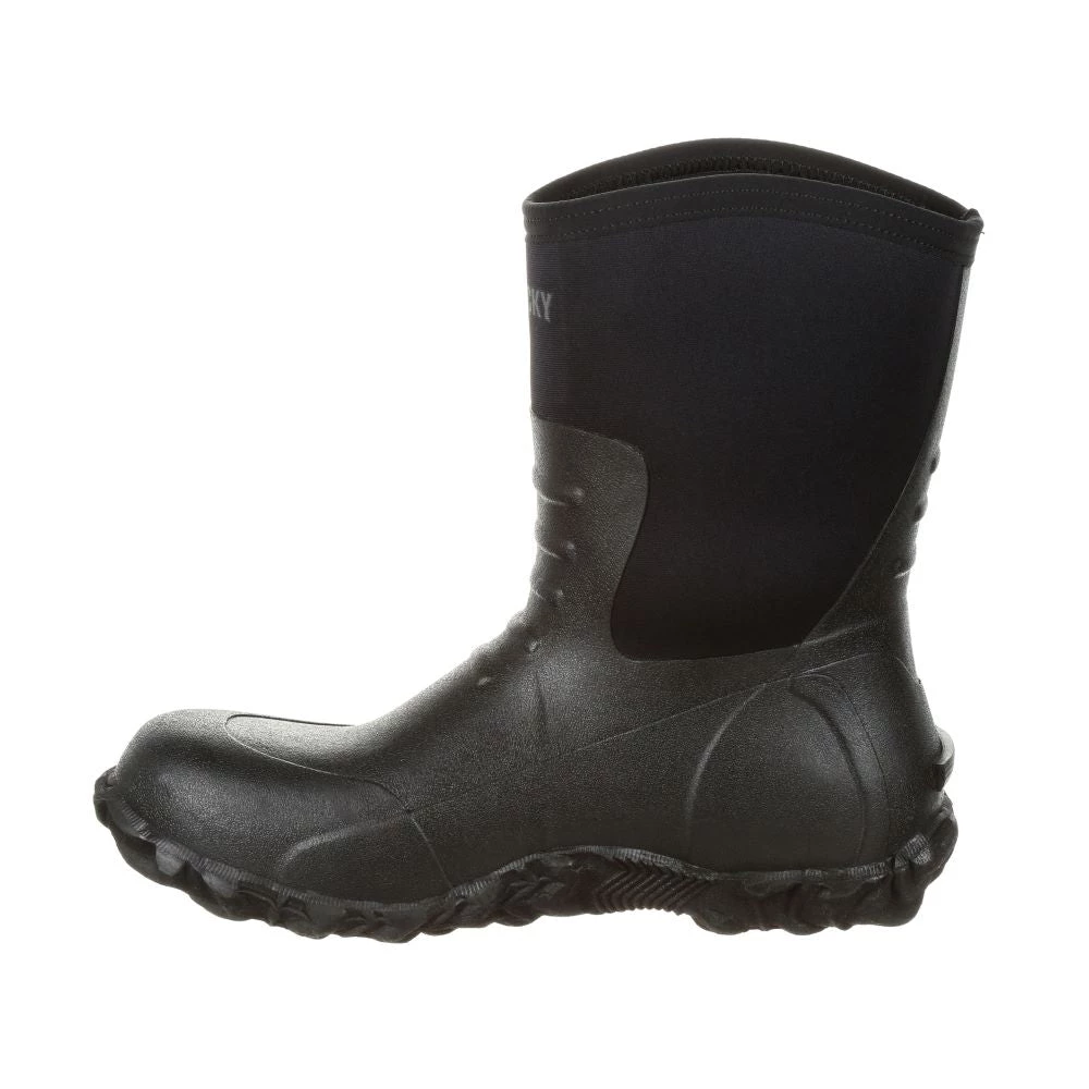 'Rocky' Men's 10" Core Chore WP Rubber Boot - Black 9 'Rocky' Men's 10" Core Chore WP Rubber Boot - Black
