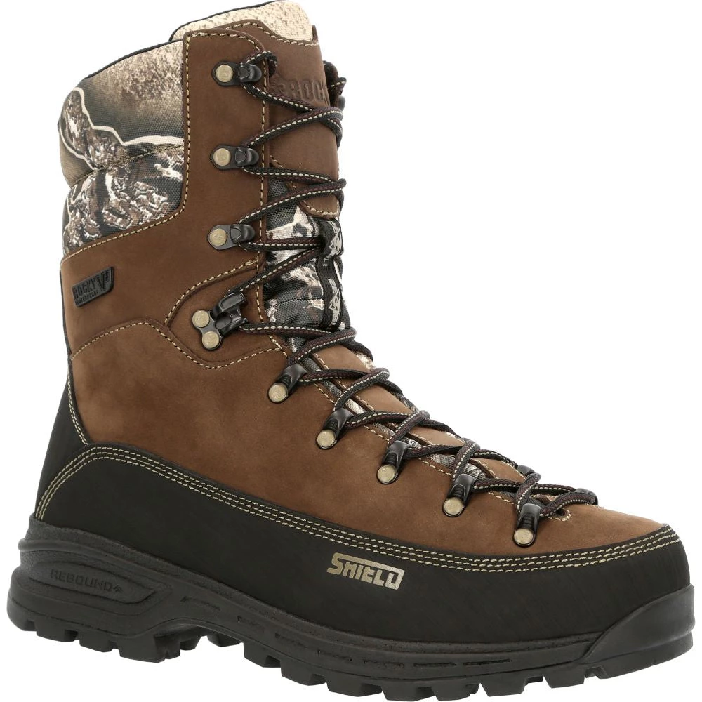 'Rocky' Men's 10" MTN Stalker Pro 800GR WP Hiker - Brown / Black /Realtree ™ 8 'Rocky' Men's 10" MTN Stalker Pro 800GR WP Hiker - Brown / Black /Realtree ™