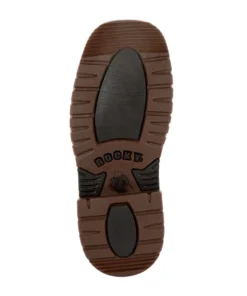 'Rocky' Child Ride FLX Square Toe Boot - Denim Blue / Brown