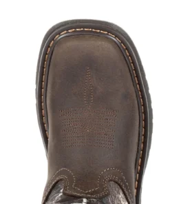 Kids 'Rocky' Youth Ride FLX WP Boot - Brown / Realtree Camo