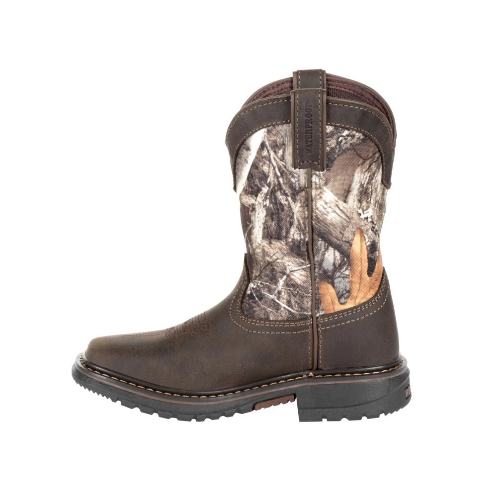 Kids 'Rocky' Youth Ride FLX WP Boot - Brown / Realtree Camo 9 Kids 'Rocky' Youth Ride FLX WP Boot - Brown / Realtree Camo