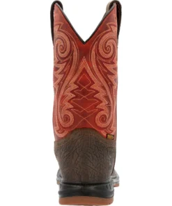 'Rocky' Men's 11" Worksmart EH WP Comp Toe - Dark Brown 10 'Rocky' Men's 11