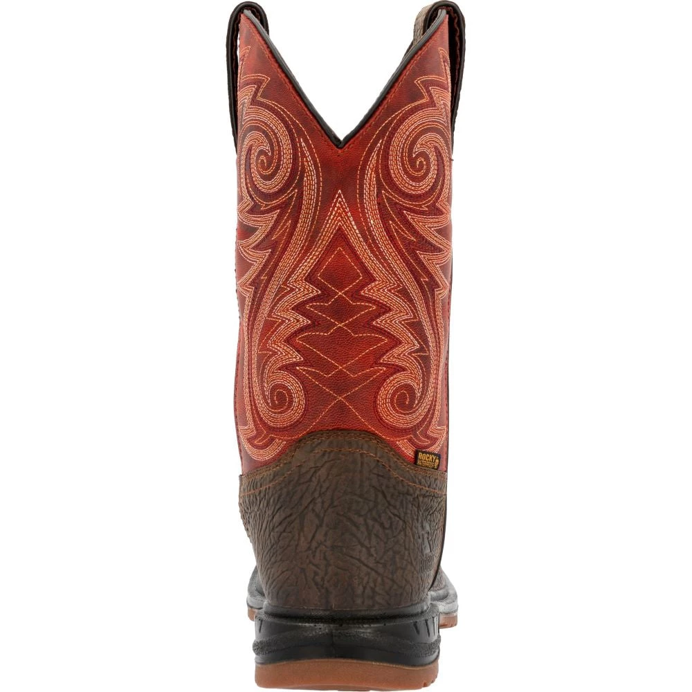 'Rocky' Men's 11" Worksmart EH WP Comp Toe - Dark Brown 5 'Rocky' Men's 11" Worksmart EH WP Comp Toe - Dark Brown