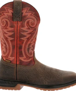 'Rocky' Men's 11" Worksmart EH WP Comp Toe - Dark Brown