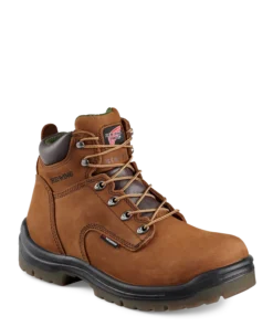 Redwing Shoe Co 'Red Wing' Men's 6" King Toe EH WP Soft Toe - Brown / Black