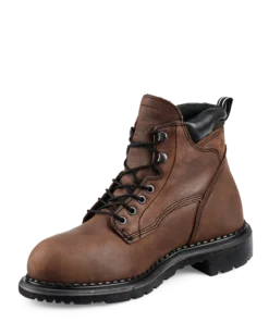 Redwing Shoe Co 'Red Wing' Men's 6" SuperSole® Int. Metguard EH WP Steel Toe - Brown / Black 11 Redwing Shoe Co 'Red Wing' Men's 6