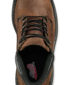 Redwing Shoe Co 'Red Wing' Men's 6" SuperSole® Int. Metguard EH WP Steel Toe - Brown / Black 9 Redwing Shoe Co 'Red Wing' Men's 6