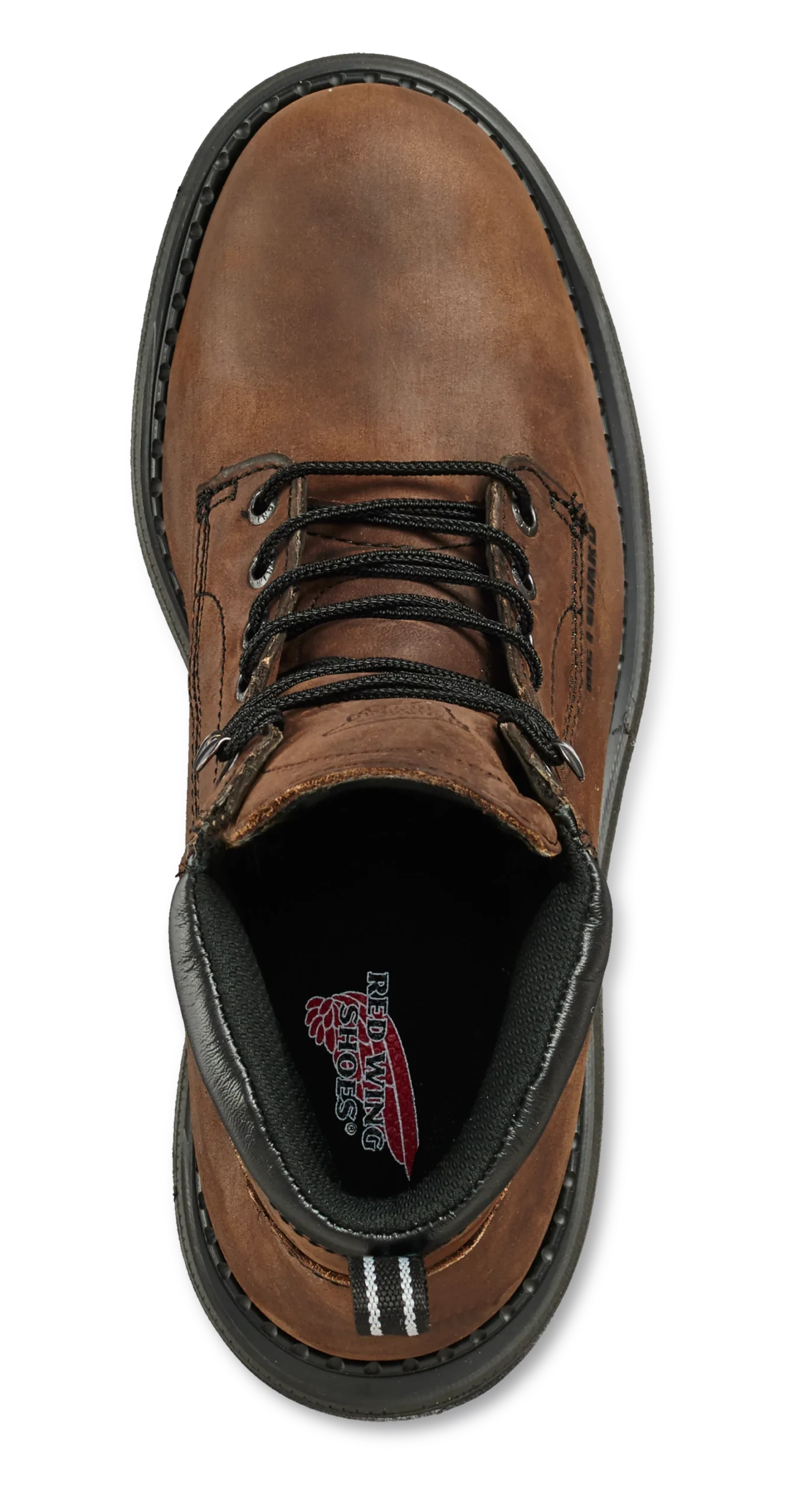 Redwing Shoe Co 'Red Wing' Men's 6" SuperSole® Int. Metguard EH WP Steel Toe - Brown / Black 5 Redwing Shoe Co 'Red Wing' Men's 6" SuperSole® Int. Metguard EH WP Steel Toe - Brown / Black
