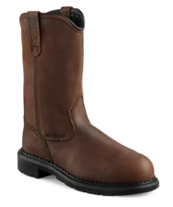 Redwing Shoe Co 'Red Wing' Men's 11" SuperSole® Int. Metguard EH WP Pull On Steel Toe - Brown
