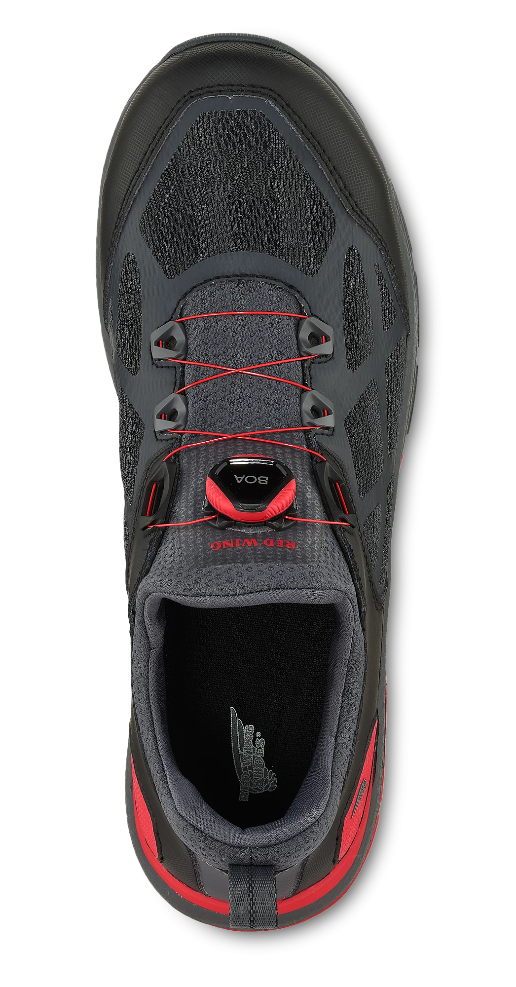 Redwing Shoe Co 'Red Wing' Men's Cooltech™ Athletics EH Comp Toe - Black / Red 4 Redwing Shoe Co 'Red Wing' Men's Cooltech™ Athletics EH Comp Toe - Black / Red