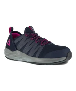'Reebok' Women's Astride Athletic SR Steel Toe - Navy / Fuschia