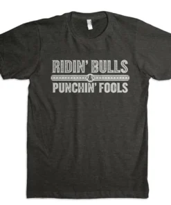 'Dale Brisby' Ridin' Bulls & Punchin' Fools T-Shirt - Black Men