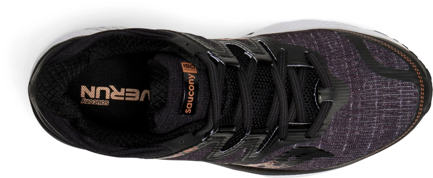 Saucony Guide ISO - Black / Navy / Gold Women 6 Saucony Guide ISO - Black / Navy / Gold Women
