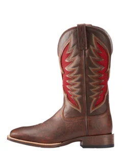 'Ariat' Men's Venttek™ Ultra Western Square Toe - Brown / Red