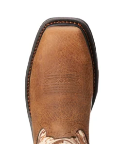 'Ariat' Men's Workhog Patriot EH Soft Toe - Sand Camo / Cream / Tan 10 'Ariat' Men's Workhog Patriot EH Soft Toe - Sand Camo / Cream / Tan