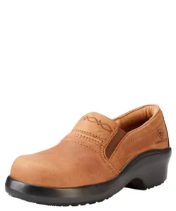 'Ariat' Women's Expert Safety Clog ESD Comp Toe - Tan