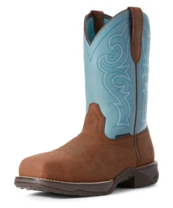'Ariat' Women's 10" Anthem Comp Toe Work - Brown / Arctic Ice