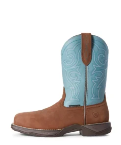 'Ariat' Women's 10" Anthem Comp Toe Work - Brown / Arctic Ice