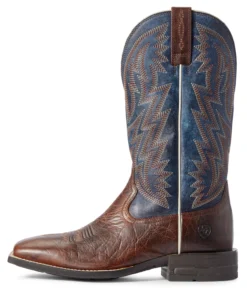 'Ariat' Men's 13" Dynamic Western - Brown Patina / Blue Dusk