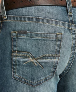 'Ariat' Men's M4 Low Rise Stretch Stockton Stackable Straight - Kentucky 11 'Ariat' Men's M4 Low Rise Stretch Stockton Stackable Straight - Kentucky