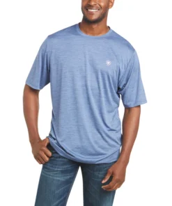 'Ariat' Men's Charger Graphic Flag T-Shirt - Old Bay