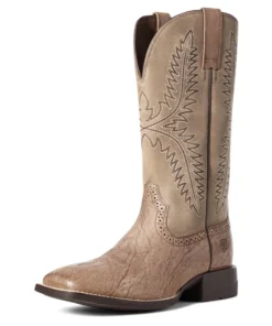 'Ariat' Men's 13" Caprock Western Square Toe - Spruce / Brown Bomber 13 'Ariat' Men's 13