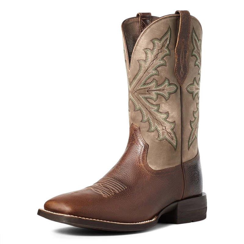 'Ariat' Men's 11" Qualifier Western Square Toe - Wicker 6 'Ariat' Men's 11" Qualifier Western Square Toe - Wicker