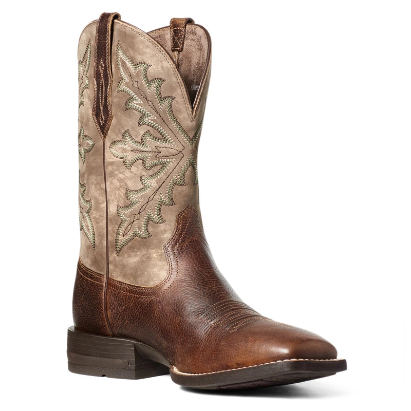 'Ariat' Men's 11" Qualifier Western Square Toe - Wicker 7 'Ariat' Men's 11" Qualifier Western Square Toe - Wicker