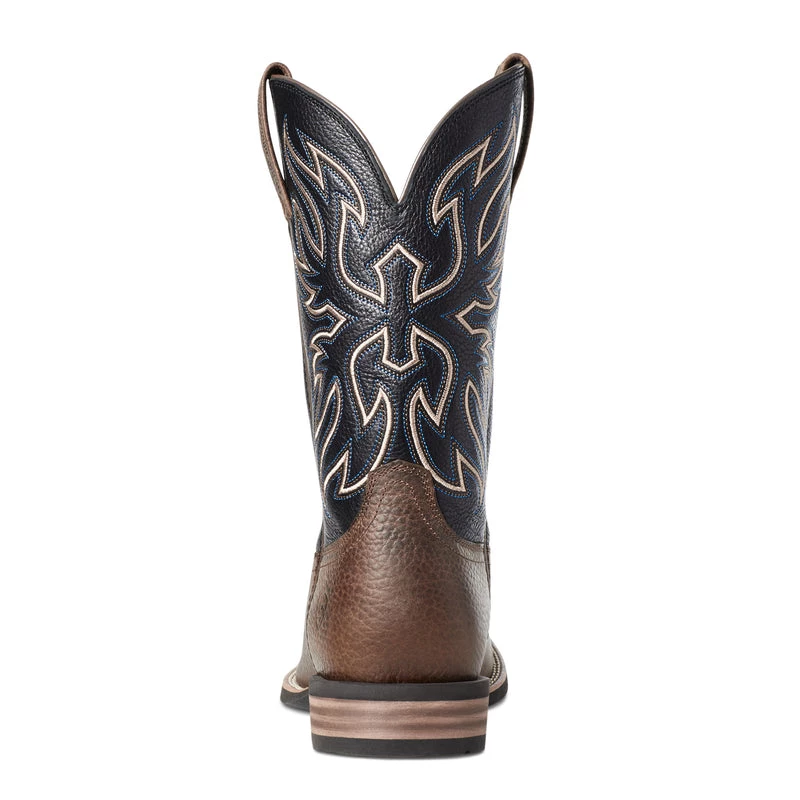 'Ariat' Men's 11" Everlite Vapor Western Square Toe - Ranch Brown / Black Deertan 8 'Ariat' Men's 11" Everlite Vapor Western Square Toe - Ranch Brown / Black Deertan