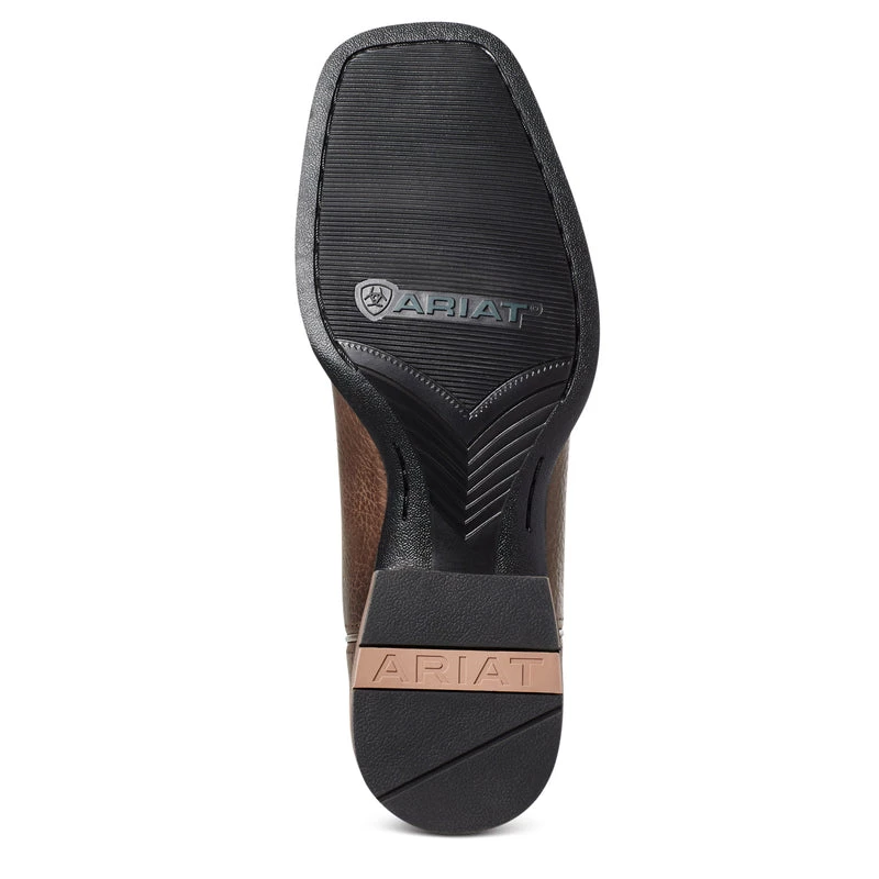 'Ariat' Men's 11" Everlite Vapor Western Square Toe - Ranch Brown / Black Deertan 5 'Ariat' Men's 11" Everlite Vapor Western Square Toe - Ranch Brown / Black Deertan