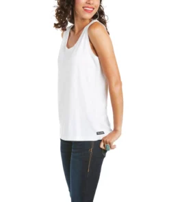 'Ariat' Women's Element Sleeveless Tank - WHITE