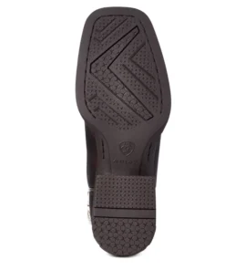 'Ariat' Youth 8" Sorting Pen Western Square Toe - Marbled Mahogany 10 'Ariat' Youth 8