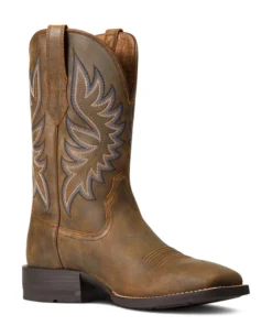 'Ariat' Men's Brander Western Square Toe - Bear Brown