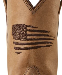 ;Ariat' Youth Patriot 2.0 Square Toe - HOMESTEAD BROWN Kids