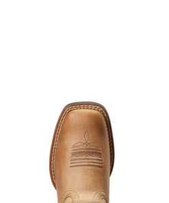 ;Ariat' Youth Patriot 2.0 Square Toe - HOMESTEAD BROWN Kids