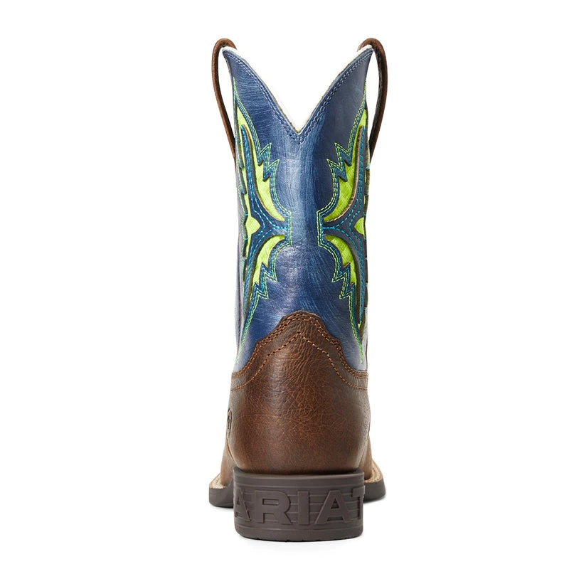 Kids 'Ariat' Youth Koel WenTEK Square Toe - ROWDY RUST/DARING INDIGO 6 Kids 'Ariat' Youth Koel WenTEK Square Toe - ROWDY RUST/DARING INDIGO