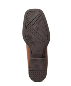 Kids 'Ariat' Youth Amos Square Toe - SORREL CRUNCH/ARMY GREEN