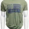 'ScratchPad Tees' Unisex Bison Flag SD Tee - Military Green