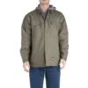 'Berne' Men's Throttle Hooded Shirt Jacket - Sage