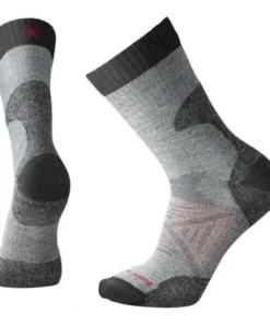 Smartwool PhD Pro Light Crew Sock - Medium Gray / Black Men
