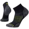 Smartwool PhD Outdoor Light Mini Socks - Black / Heather Gray / Lime Green 2 Smartwool PhD Outdoor Light Mini Socks - Black / Heather Gray / Lime Green