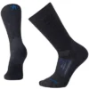Smartwool PhD Outdoor Heavy Crew Socks - Black / Blue 1 Smartwool PhD Outdoor Heavy Crew Socks - Black / Blue
