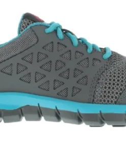 'Reebok' Women's Sublite Cushion ESD SR Alloy Toe - Grey / Turquoise