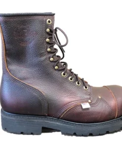 COVE SHOE COMP 'Outfitter' Men's 8" Tower Climber Steel Toe - Brown